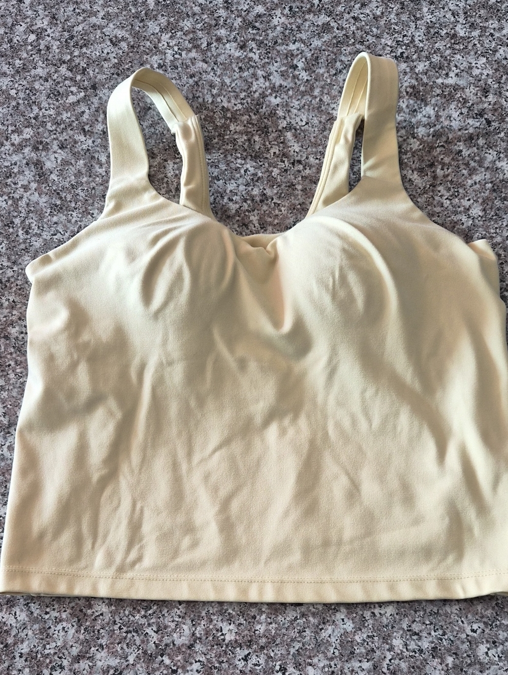 Jockey Pale Yellow Lightweight Seamless Tank Top